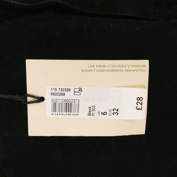 River Island | UK denim skirt size 2 - Picture 2 of 7